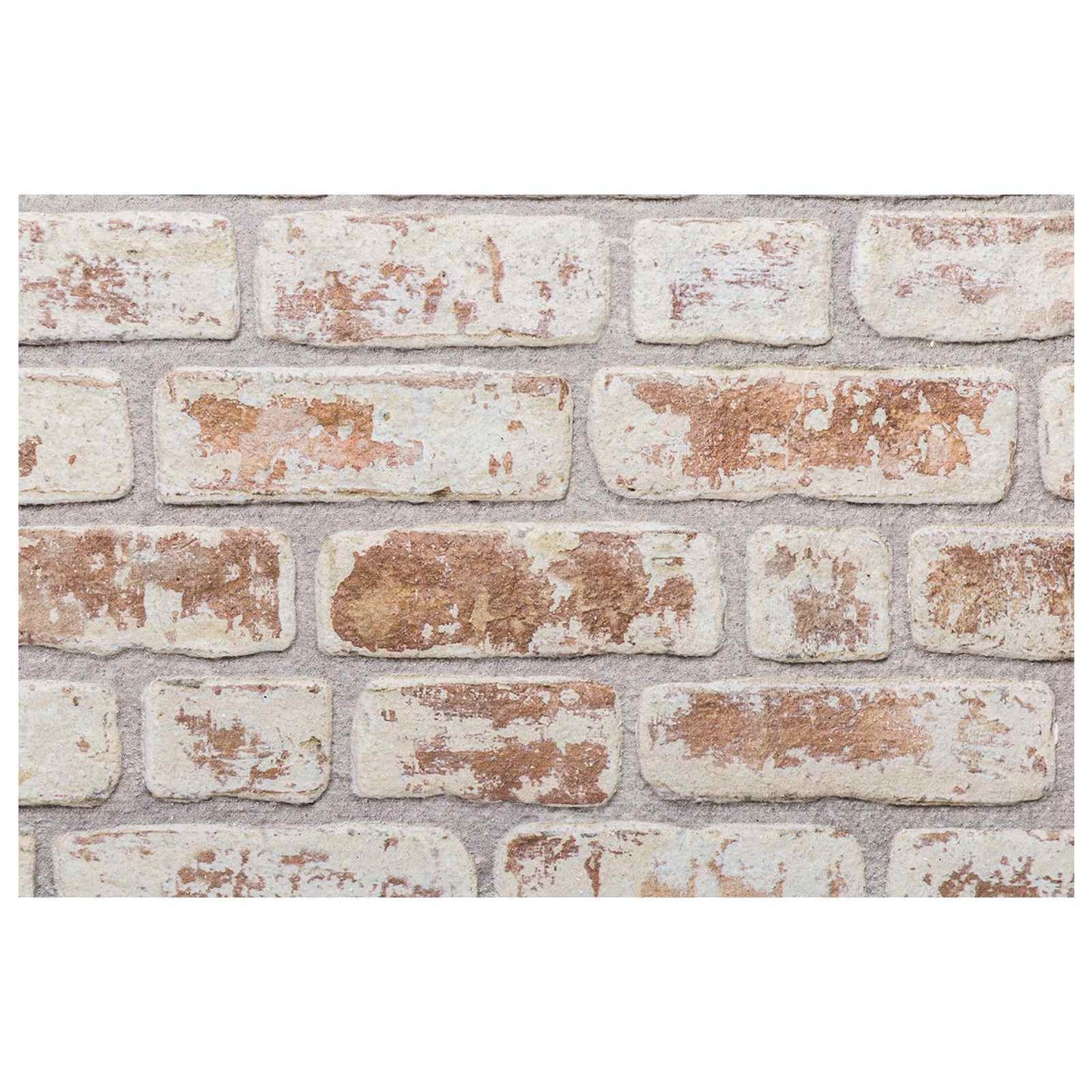 vidaXL Πάνελ τοίχου 10 pcs Κόκκινο και Λευκό 100 x 50 cm Αφρός EPS