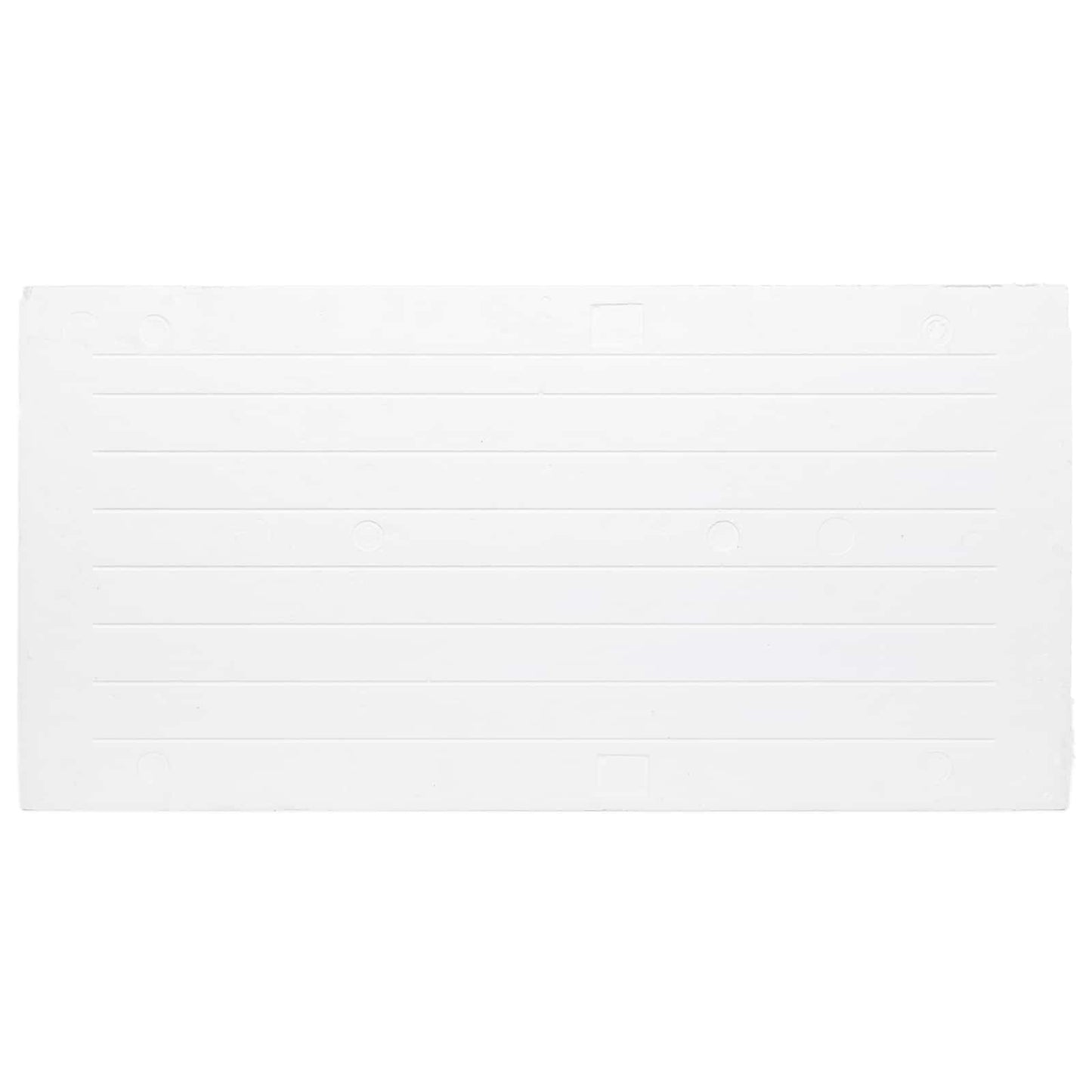 vidaXL Πάνελ τοίχου 10 pcs Κόκκινο και Λευκό 100 x 50 cm Αφρός EPS