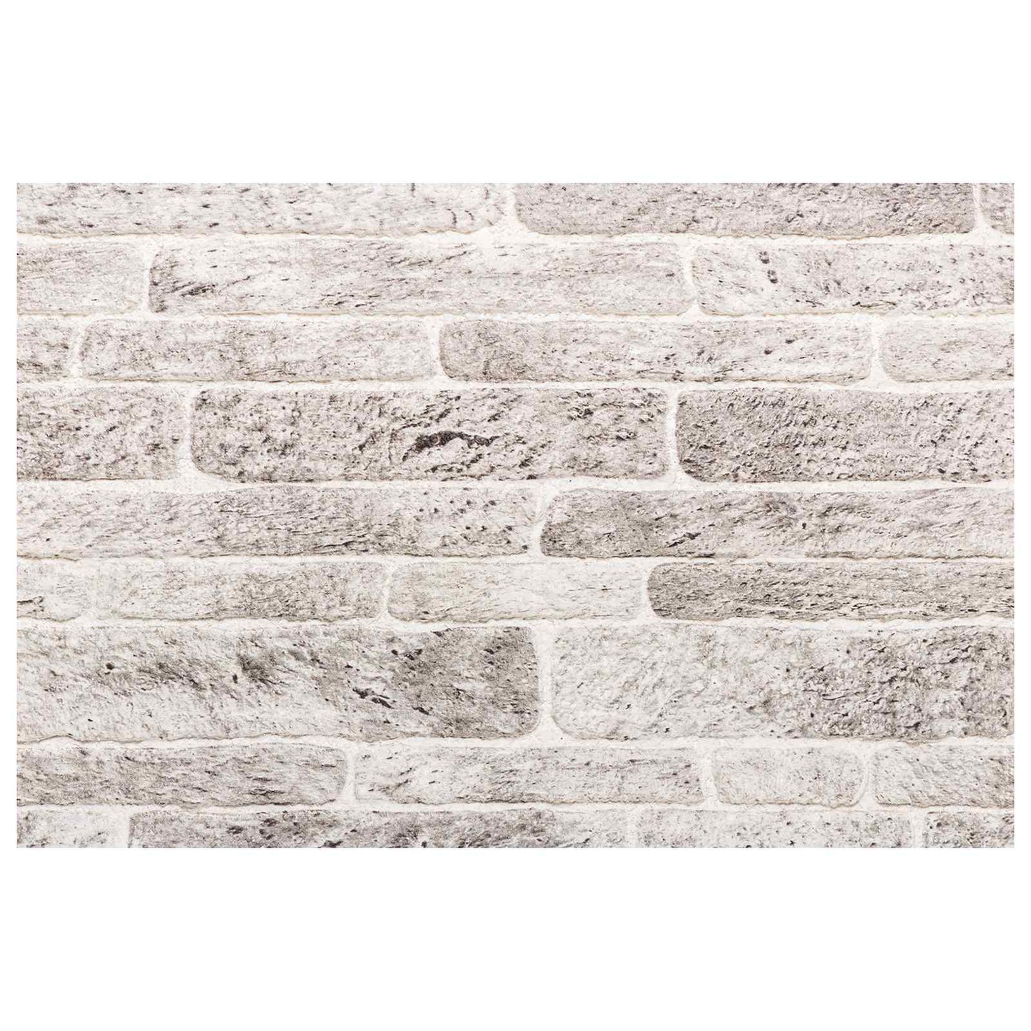 vidaXL Πάνελ τοίχου 10 pcs Ανοιχτό Γκρι και Λευκό 100 x 50 cm