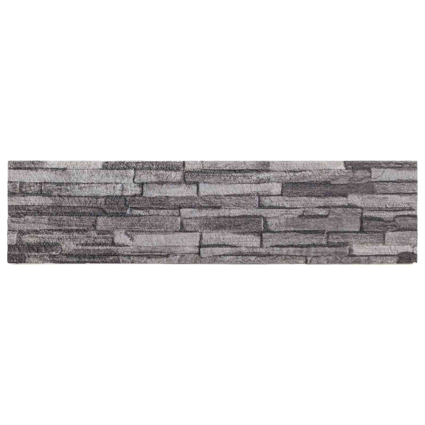 vidaXL Πάνελ τοίχου 10 pcs Ανθρακί 100 x 25 cm Αφρός EPS
