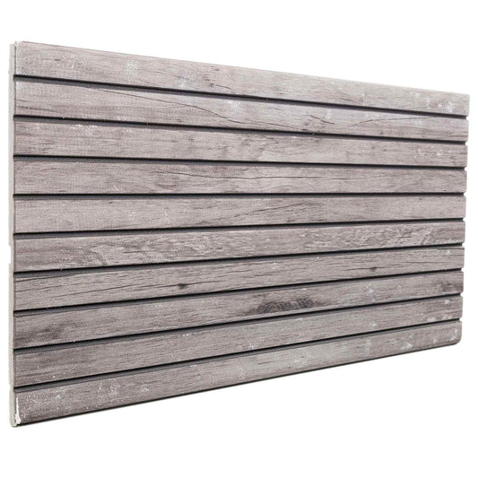 vidaXL Πάνελ τοίχου 10 pcs Γκρι 100 x 50 cm Αφρός EPS