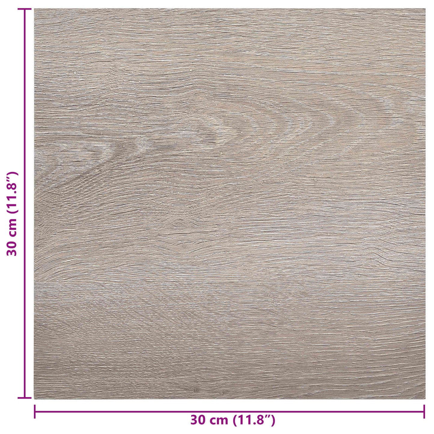 vidaXL Αυτοκόλλητα Πλάκες Δαπέδου Taupe 30,5 x 30,5 εκ 20 τμχ. PVC