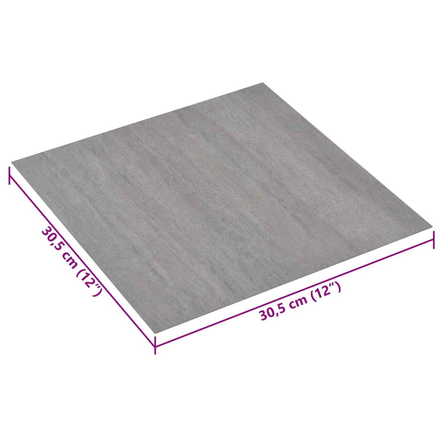 vidaXL Αυτοκόλλητα Πλάκες Δαπέδου 30,5 x 30,5 εκ 20 pcs PVC