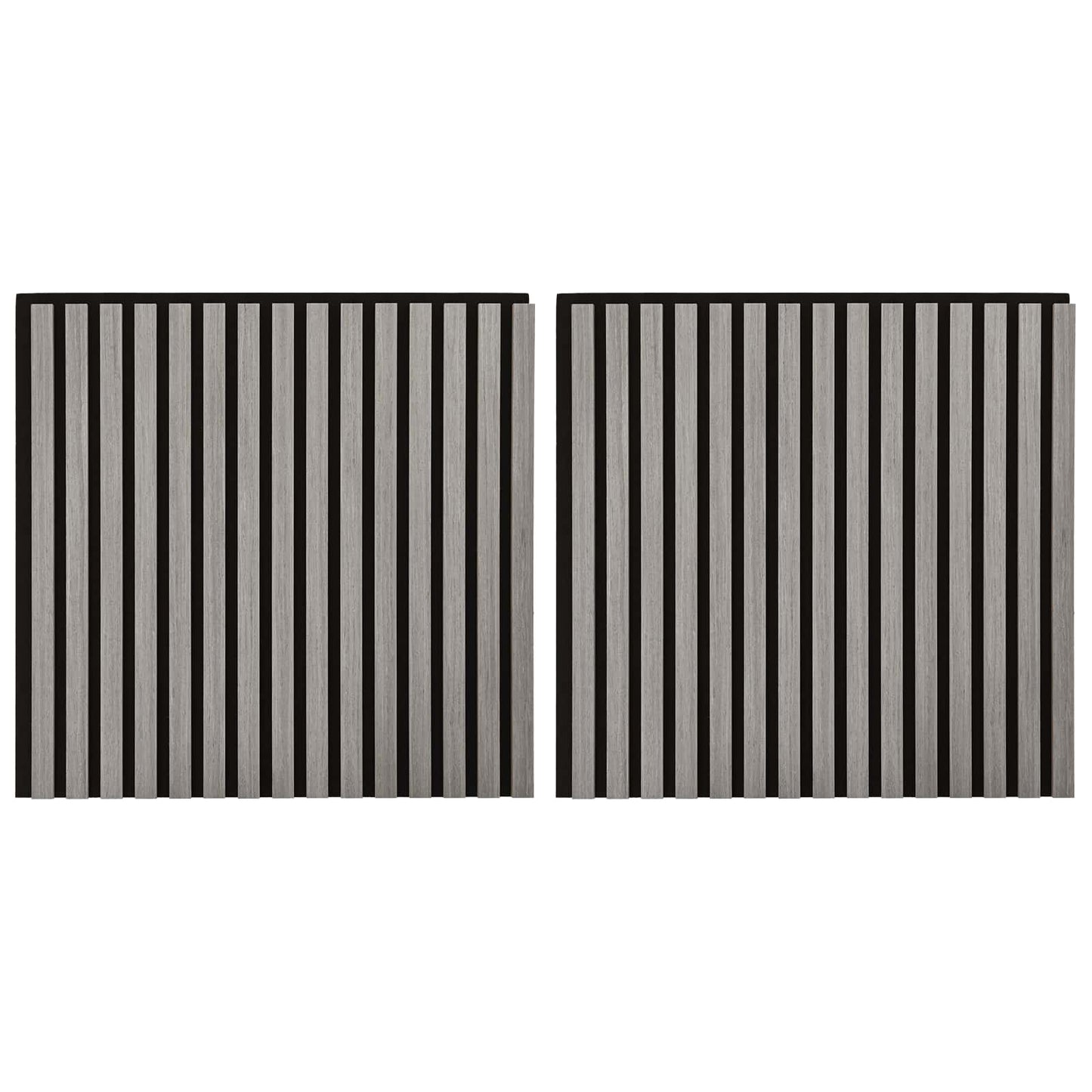vidaXL Πάνελ τοίχου 2 pcs Γκρι 60,5 x 60 εκ.