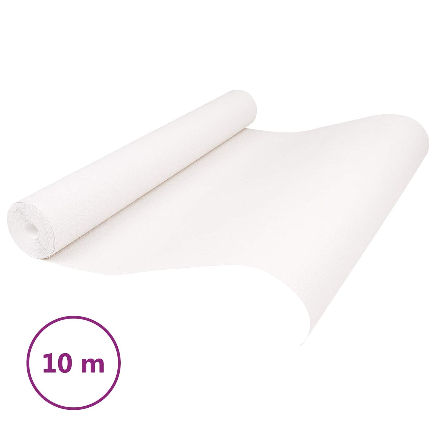 vidaXL 3D Στερεή Ταπετσαρία Ριγέ Γκρι 10 x 0,53 μ Μη Υφασμένο Ύφασμα