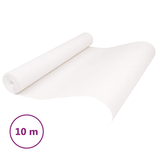 vidaXL 3D Στερεή Ταπετσαρία Ριγέ Γκρι 10 x 0,53 μ Μη Υφασμένο Ύφασμα