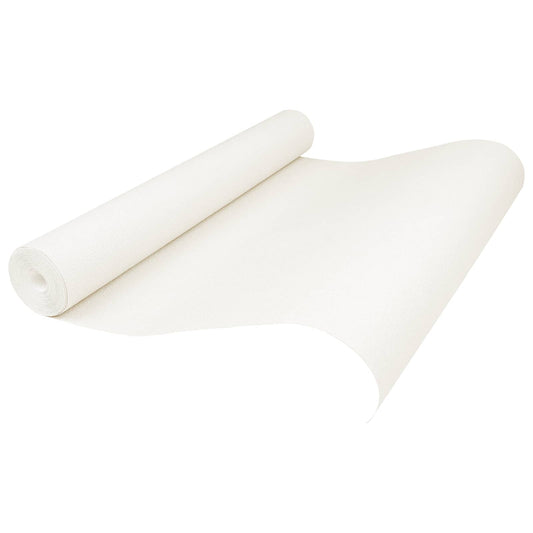 vidaXL 3D Στερεή Ταπετσαρία Λευκό κρεμ 10 x 0,53 μ Μη Υφασμένο Ύφασμα