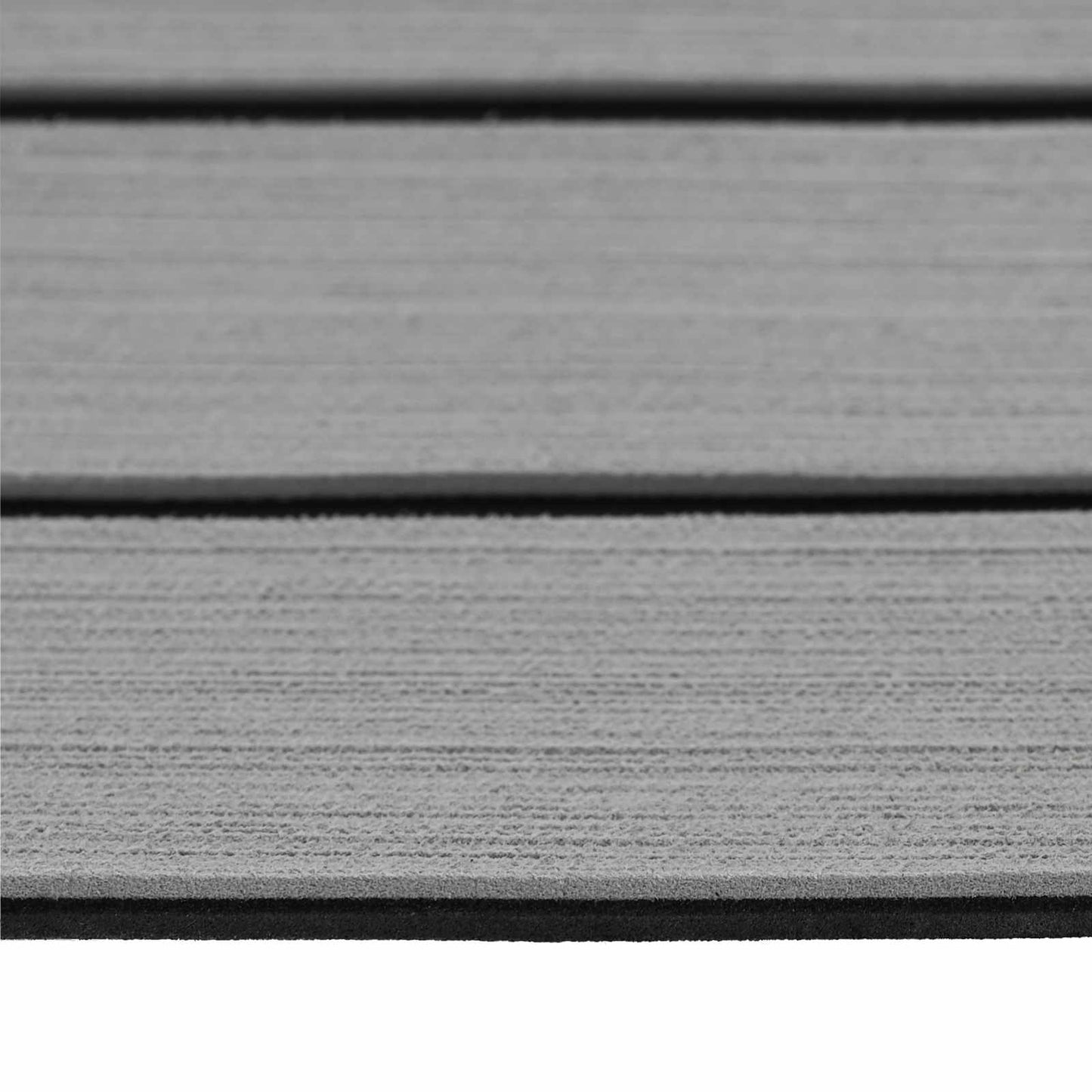 vidaXL Ματ Σκάφους Ριγέ Απαλός Γκρι και Μαύρος 240 x 60 cm EVA