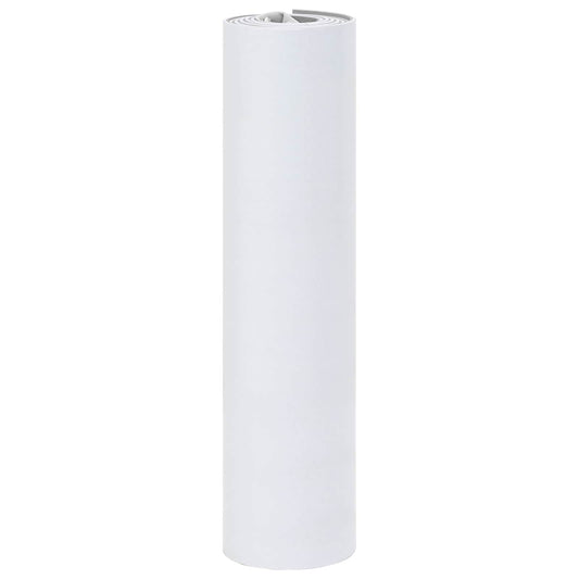 vidaXL Ματ Σκάφους Ριγέ Ανοιχτό Γκρι και Λευκό 240 x 60 cm EVA