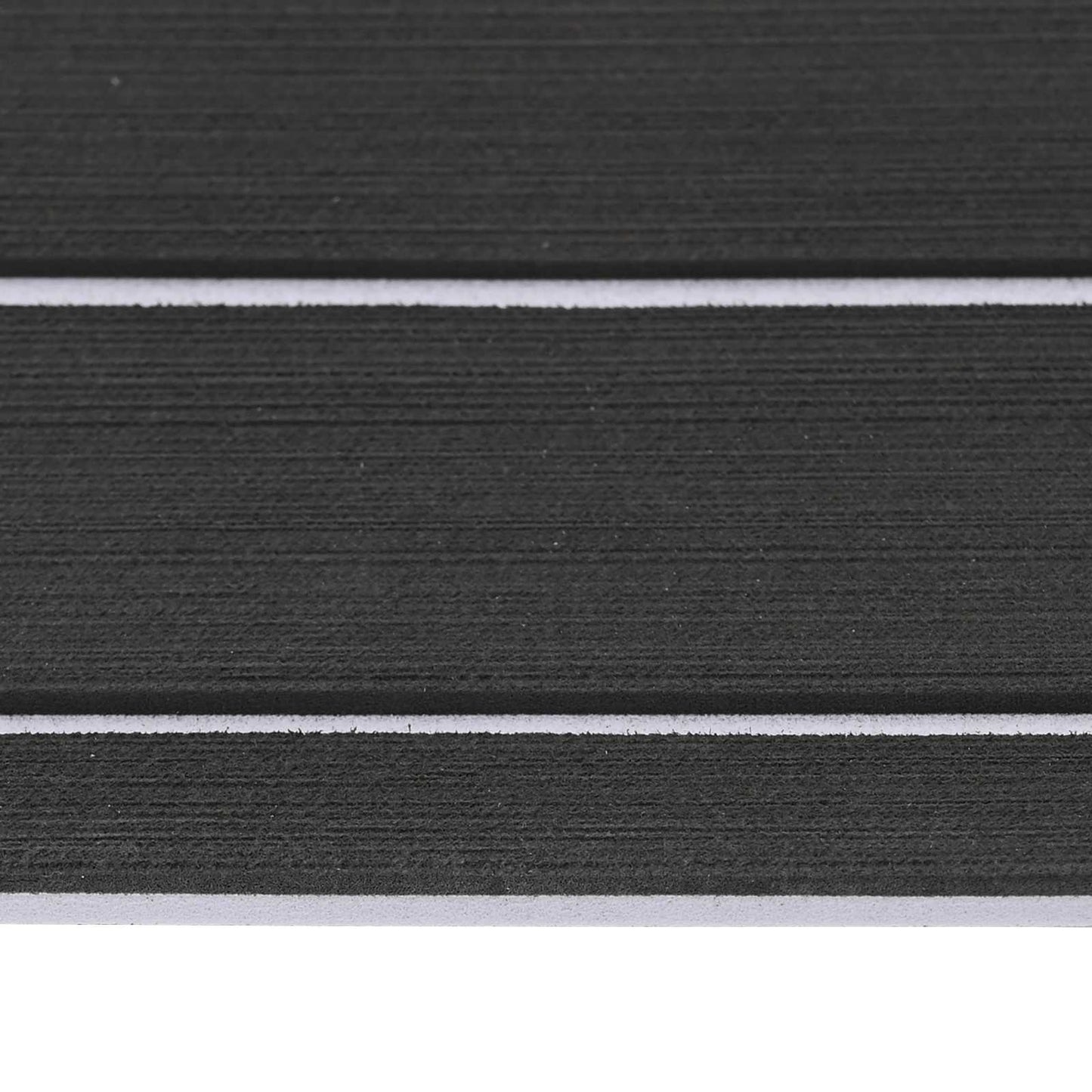 vidaXL Ματ Σκάφους Ριγέ Σκούρο Γκρι και Λευκό 240 x 60 cm EVA