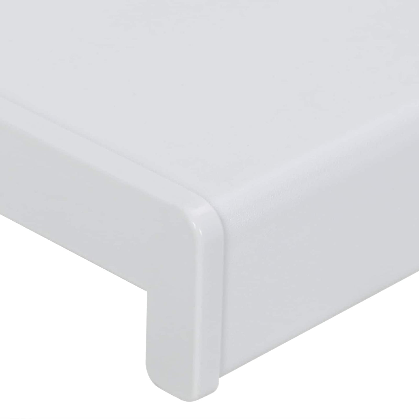 vidaXL Σαβανωτό Παραθύρου Λευκό 60 x 15 x 4,5 εκ PVC
