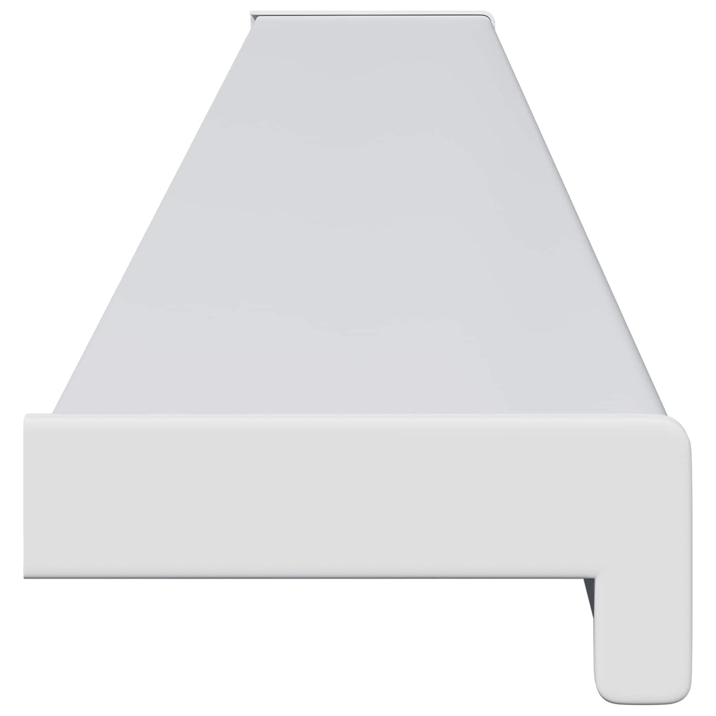 vidaXL Σαβανωτό Παραθύρου Λευκό 120 x 15 x 4,5 εκ. PVC