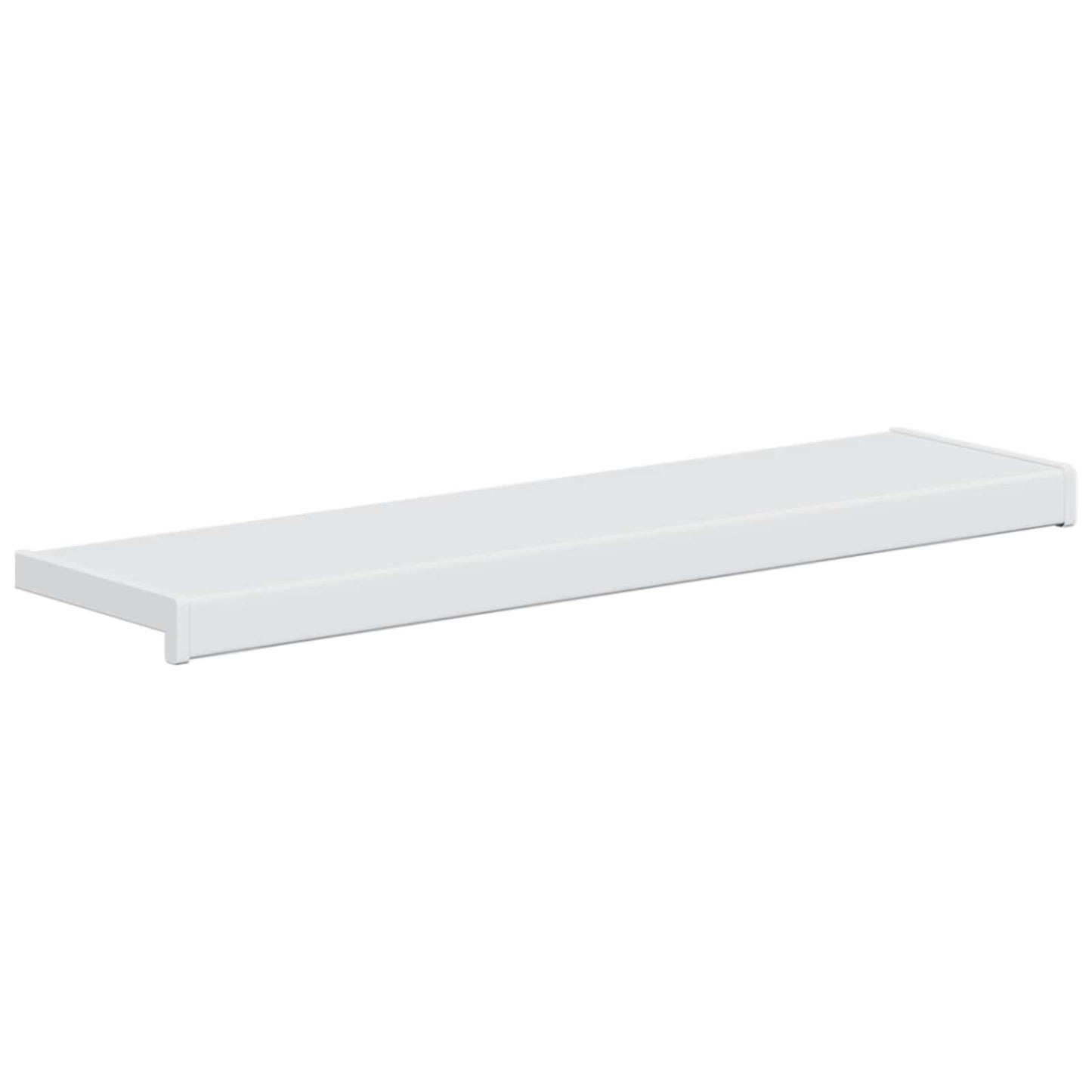 vidaXL Σαβανωτό Παραθύρου Λευκό 80 x 25 x 4,5 εκ PVC