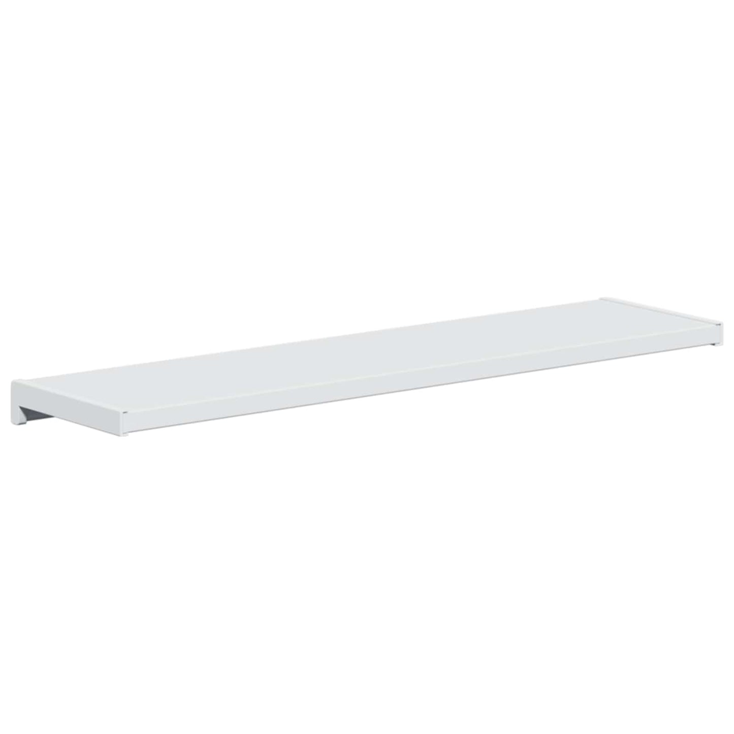 vidaXL Σαβανωτό Παραθύρου Λευκό 80 x 25 x 4,5 εκ PVC