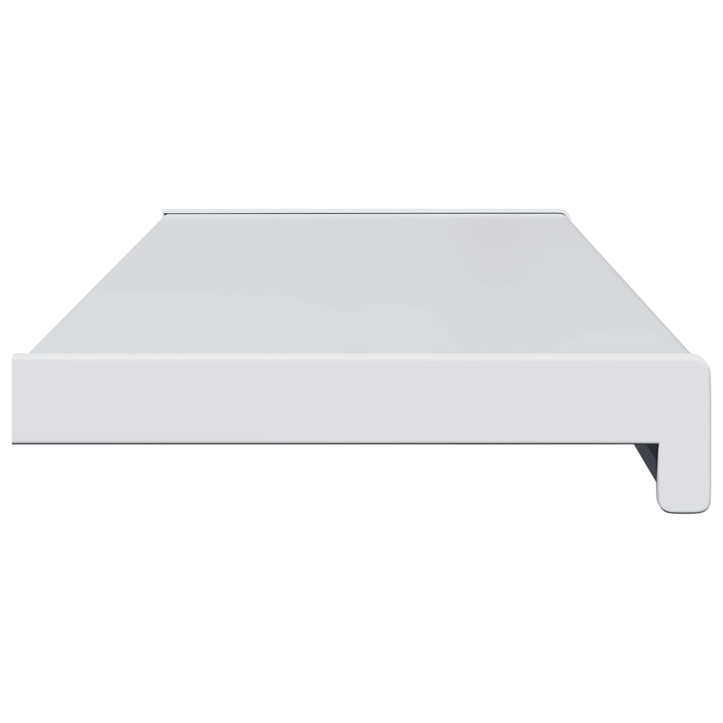 vidaXL Σαβανωτό Παραθύρου Λευκό 80 x 25 x 4,5 εκ PVC