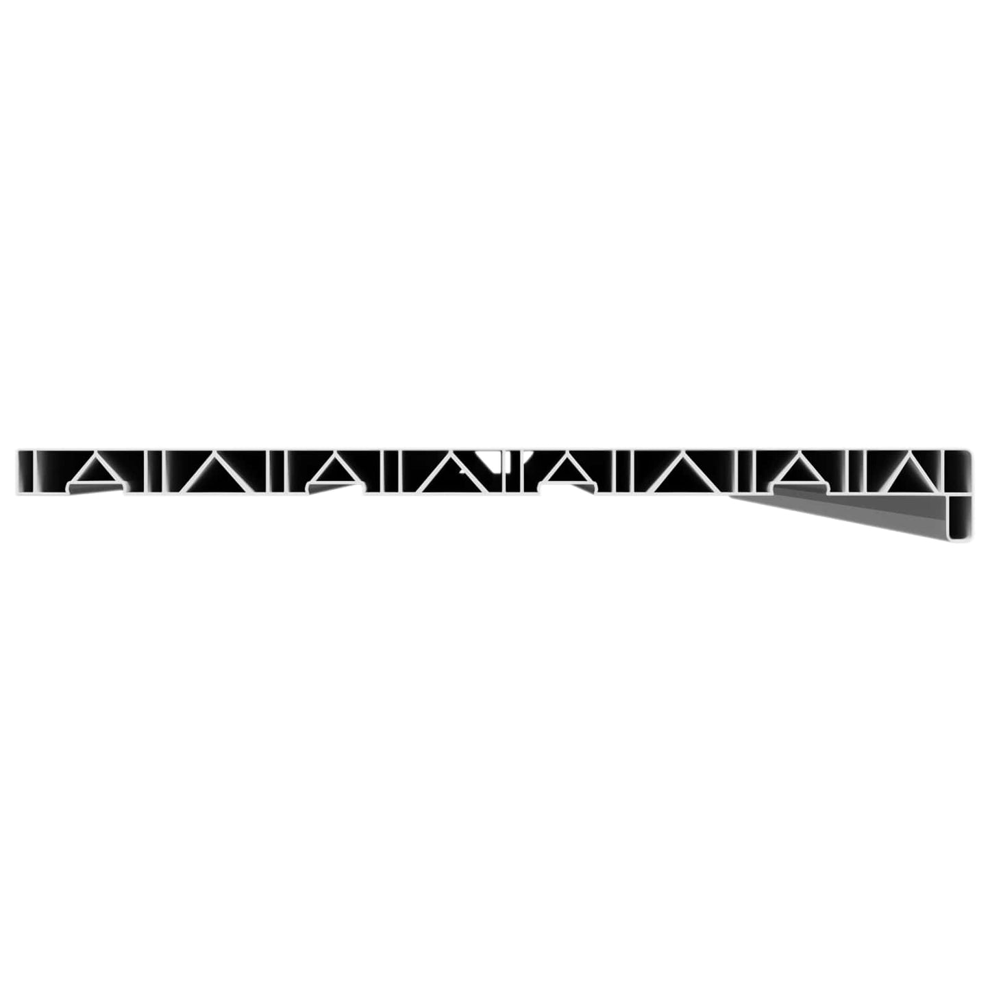 vidaXL Σαβανωτό Παραθύρου Λευκό 140 x 45 x 4,5 εκ PVC