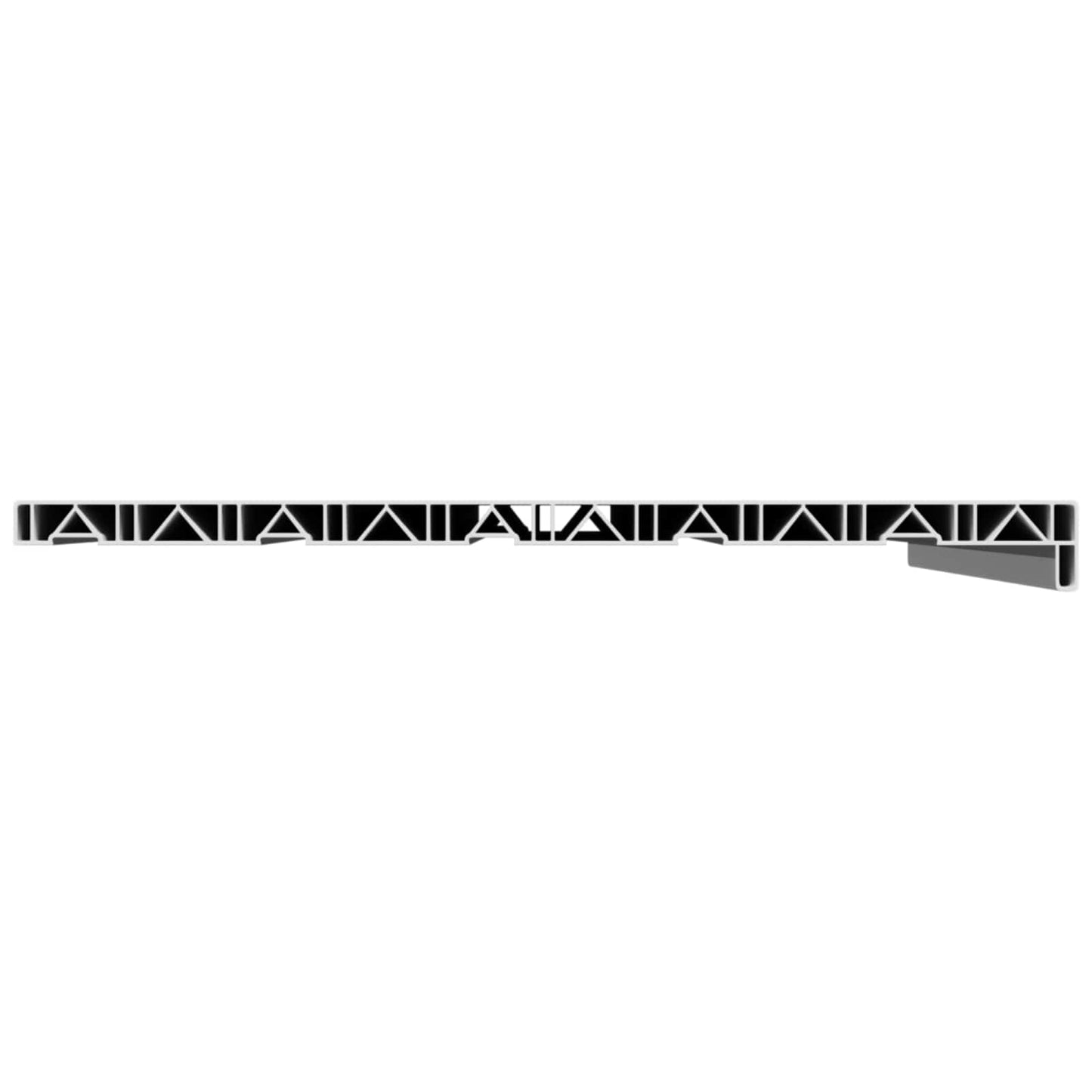 vidaXL Σαβανωτό Παραθύρου Λευκό 60 x 50 x 4,5 εκ PVC
