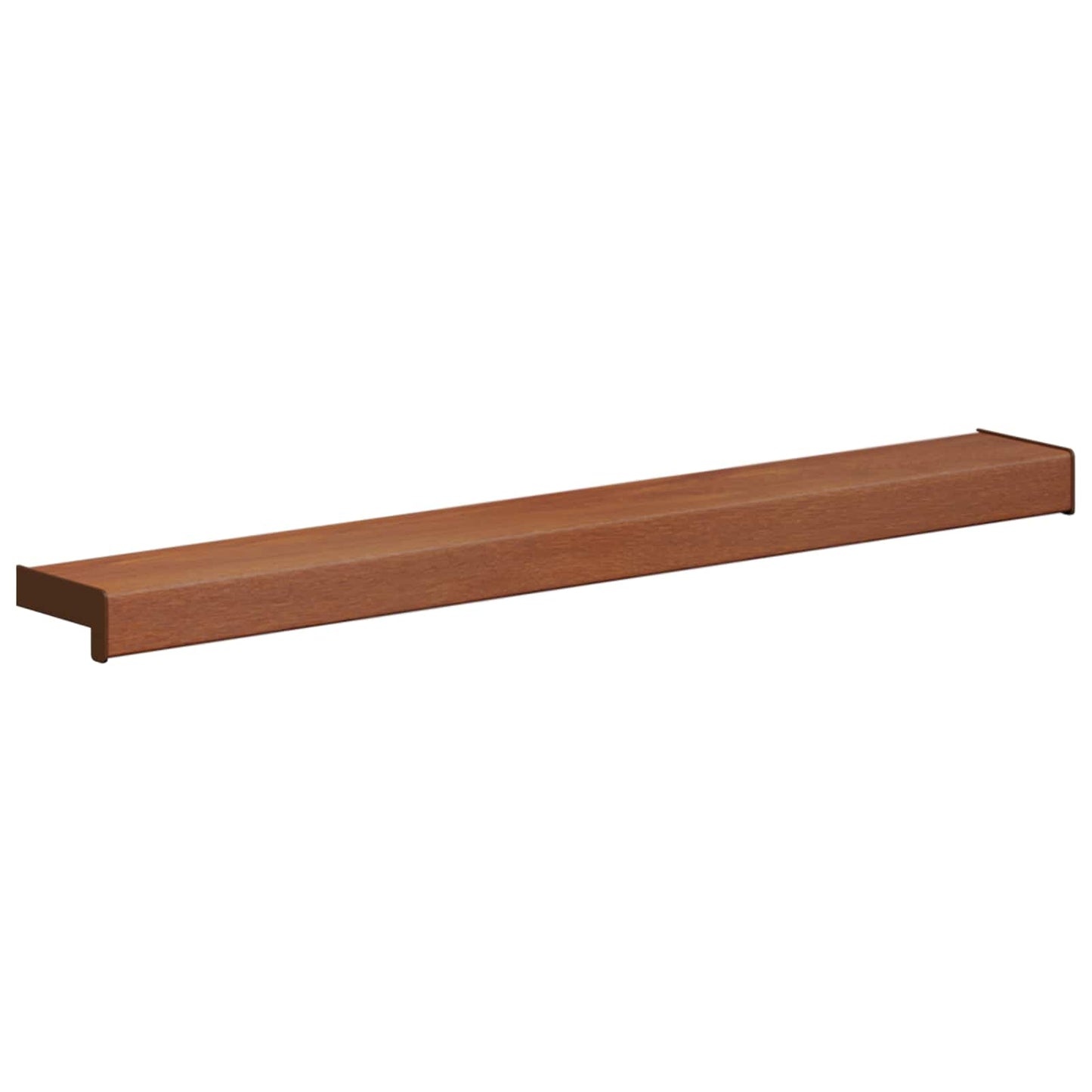 vidaXL Σαβανωτό Παραθύρου Καφέ ξύλο 100 x 10 x 4,5 εκ PVC