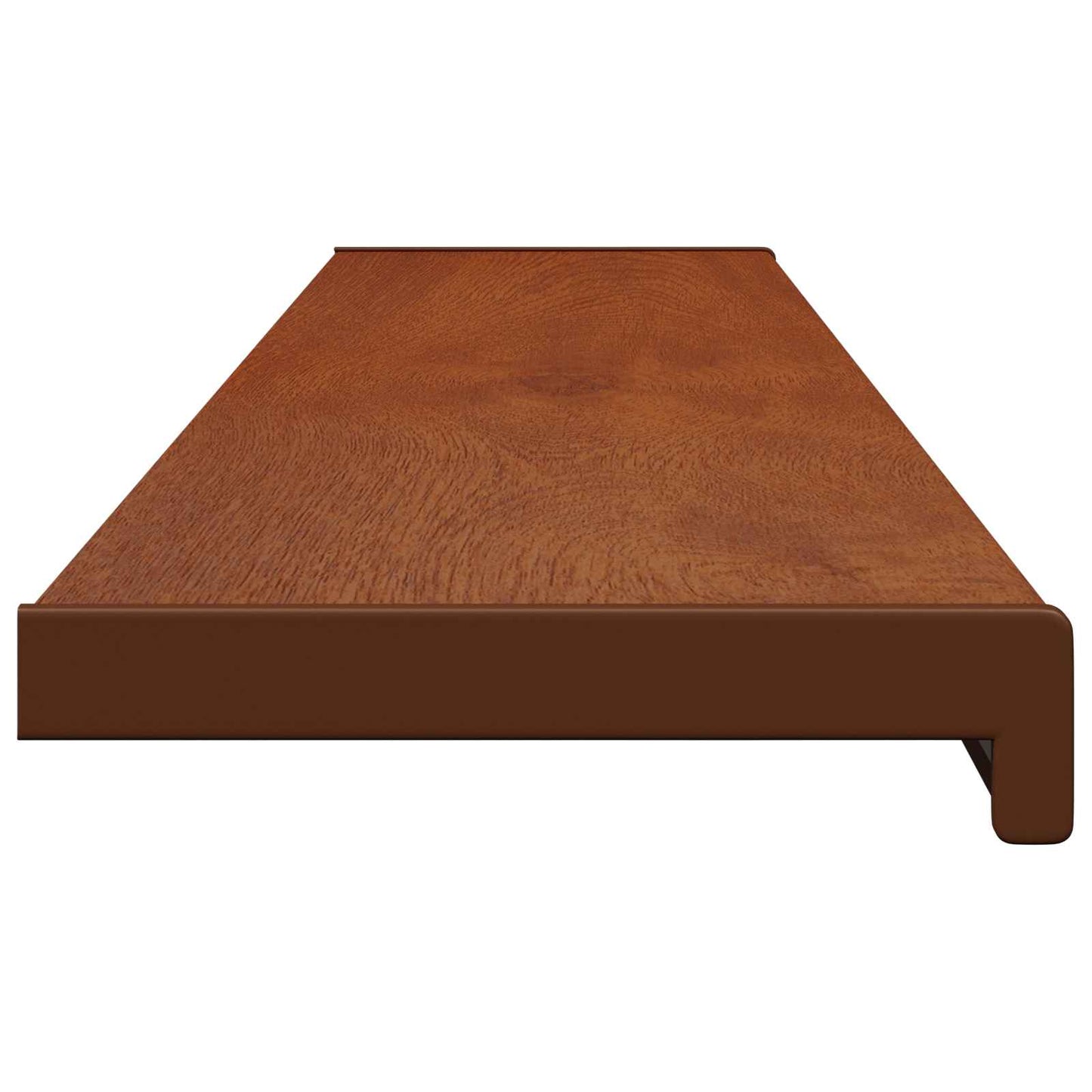 vidaXL Σαβανωτό Παραθύρου Καφέ ξύλο 140 x 25 x 4,5 εκ PVC