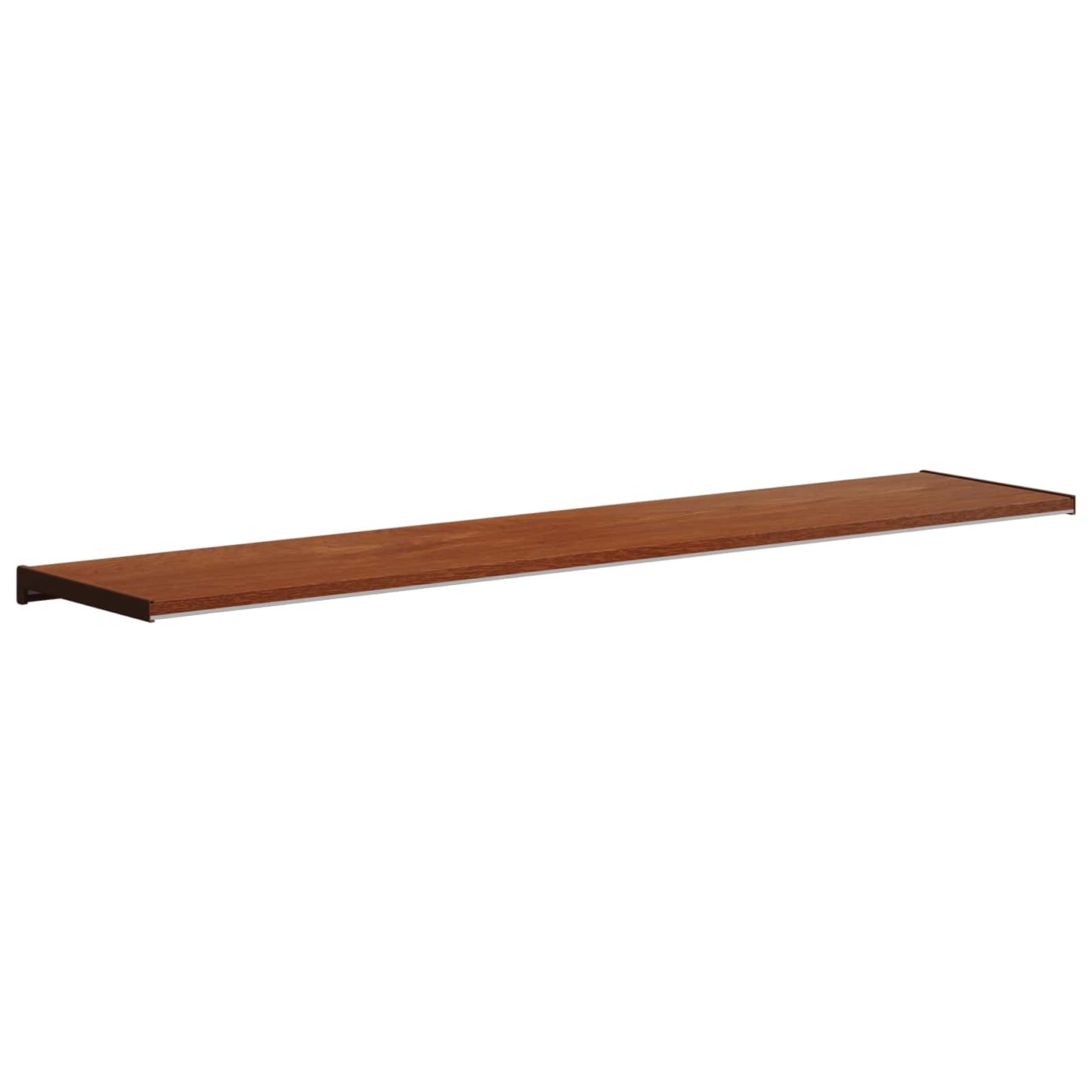vidaXL Σαβανωτό Παραθύρου Καφέ ξύλο 140 x 30 x 4,5 εκ PVC