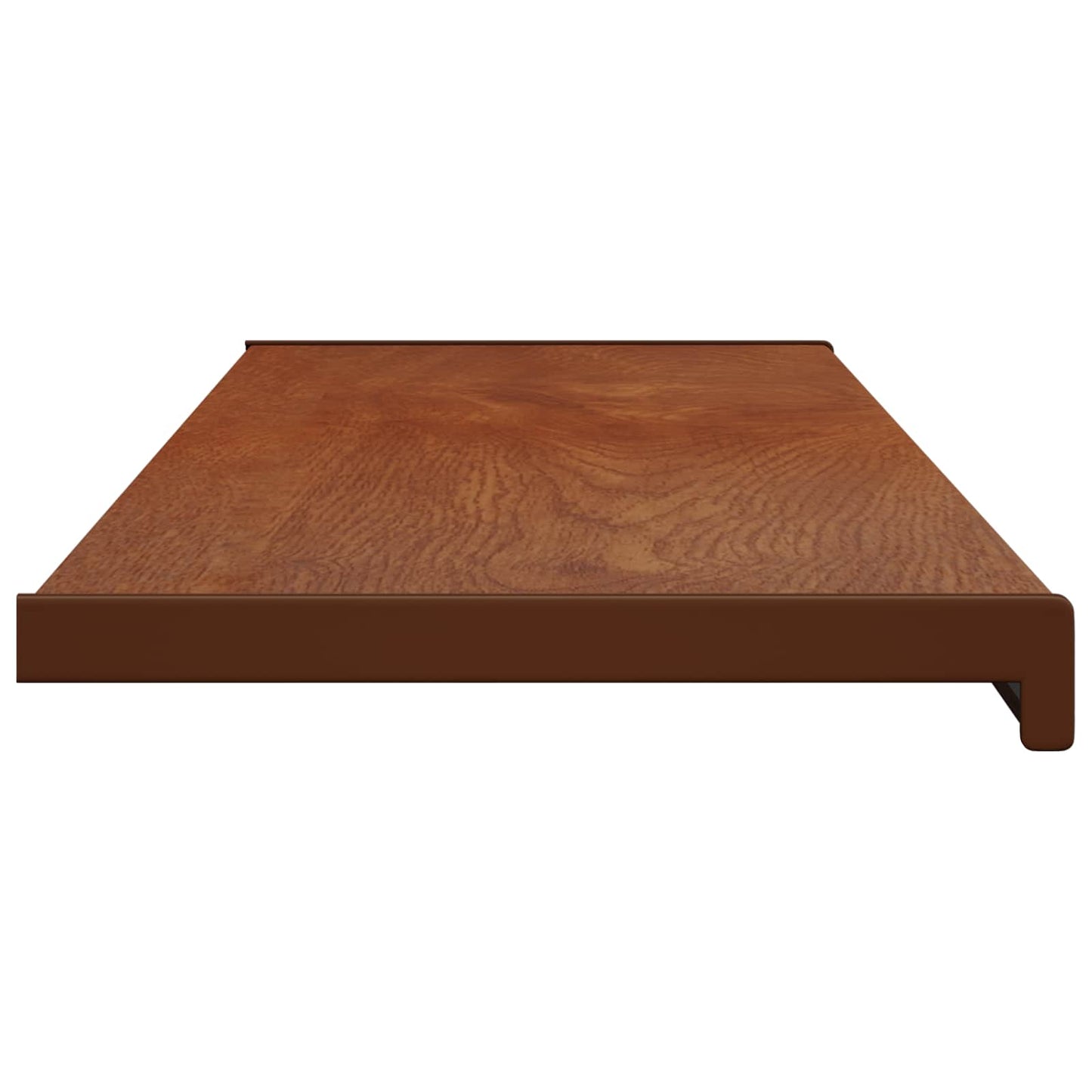 vidaXL Σαβανωτό Παραθύρου Καφέ ξύλο 140 x 30 x 4,5 εκ PVC