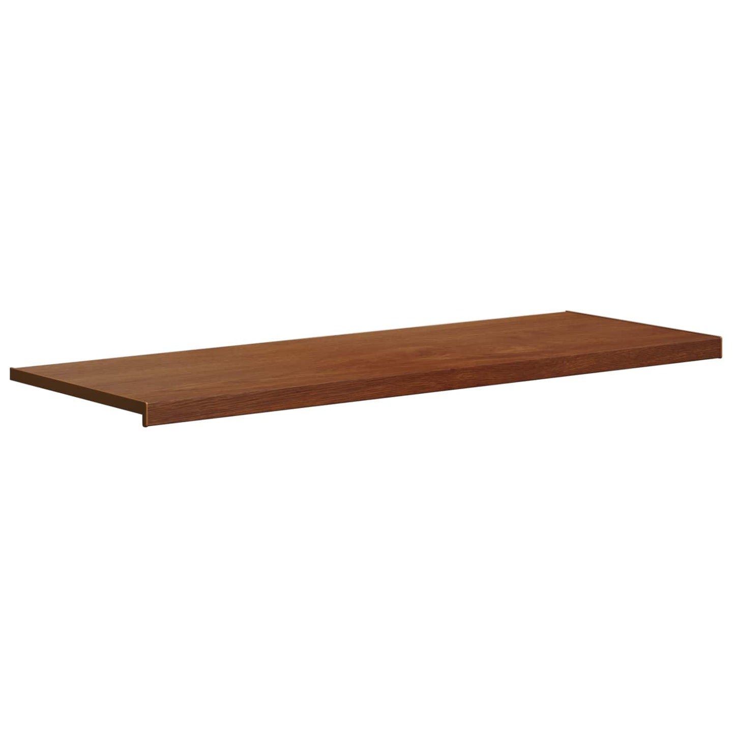 vidaXL Σαβανωτό Παραθύρου Καφέ ξύλο 120 x 50 x 4,5 εκ PVC