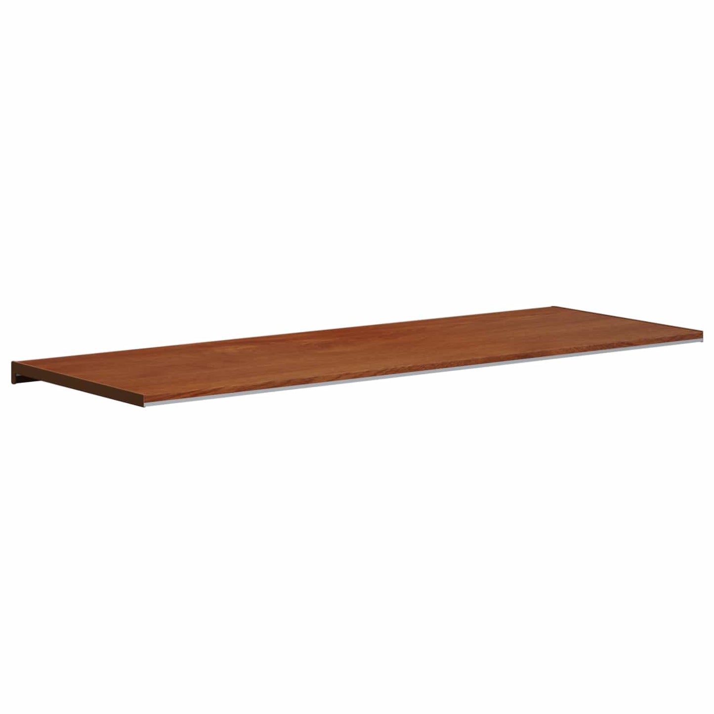 vidaXL Σαβανωτό Παραθύρου Καφέ ξύλο 120 x 50 x 4,5 εκ PVC