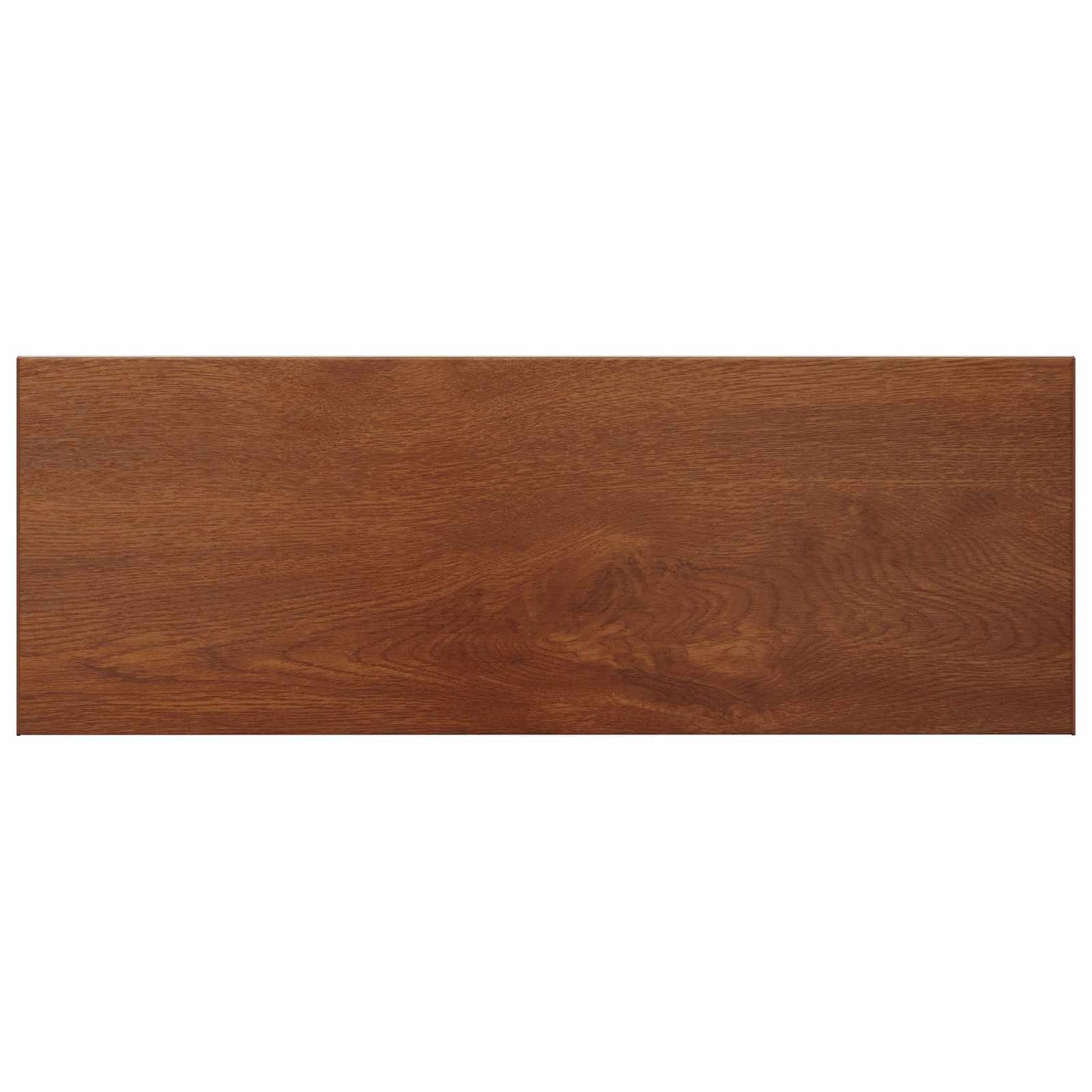 vidaXL Σαβανωτό Παραθύρου Καφέ ξύλο 120 x 50 x 4,5 εκ PVC