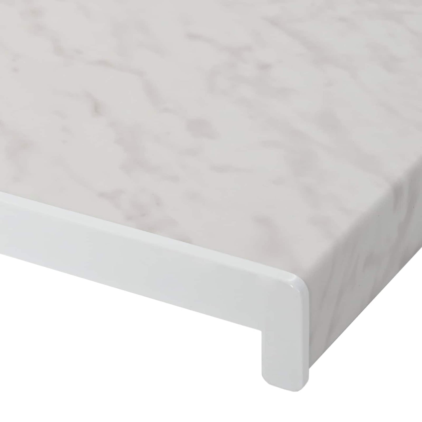 vidaXL Σαβανωτό Παραθύρου Υφή Μάρμαρου 160 x 20 x 4,5 εκ PVC