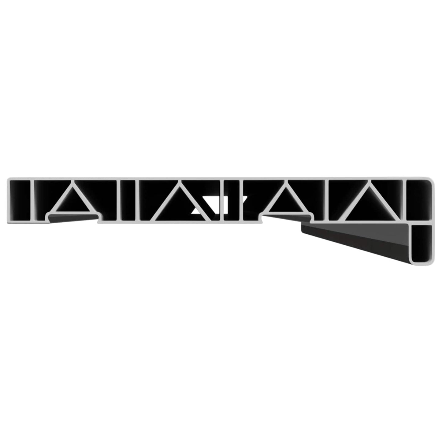 vidaXL Σαβανωτό Παραθύρου Υφή Μάρμαρου 160 x 20 x 4,5 εκ PVC