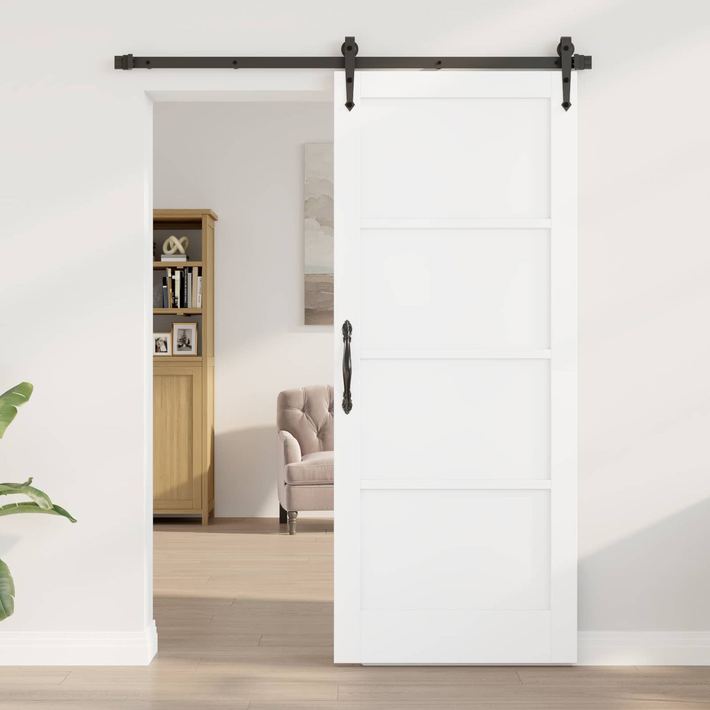 vidaXL Εσωτερική Πόρτα 83 x 202 εκ. Κόντρα πλακέ Λευκό