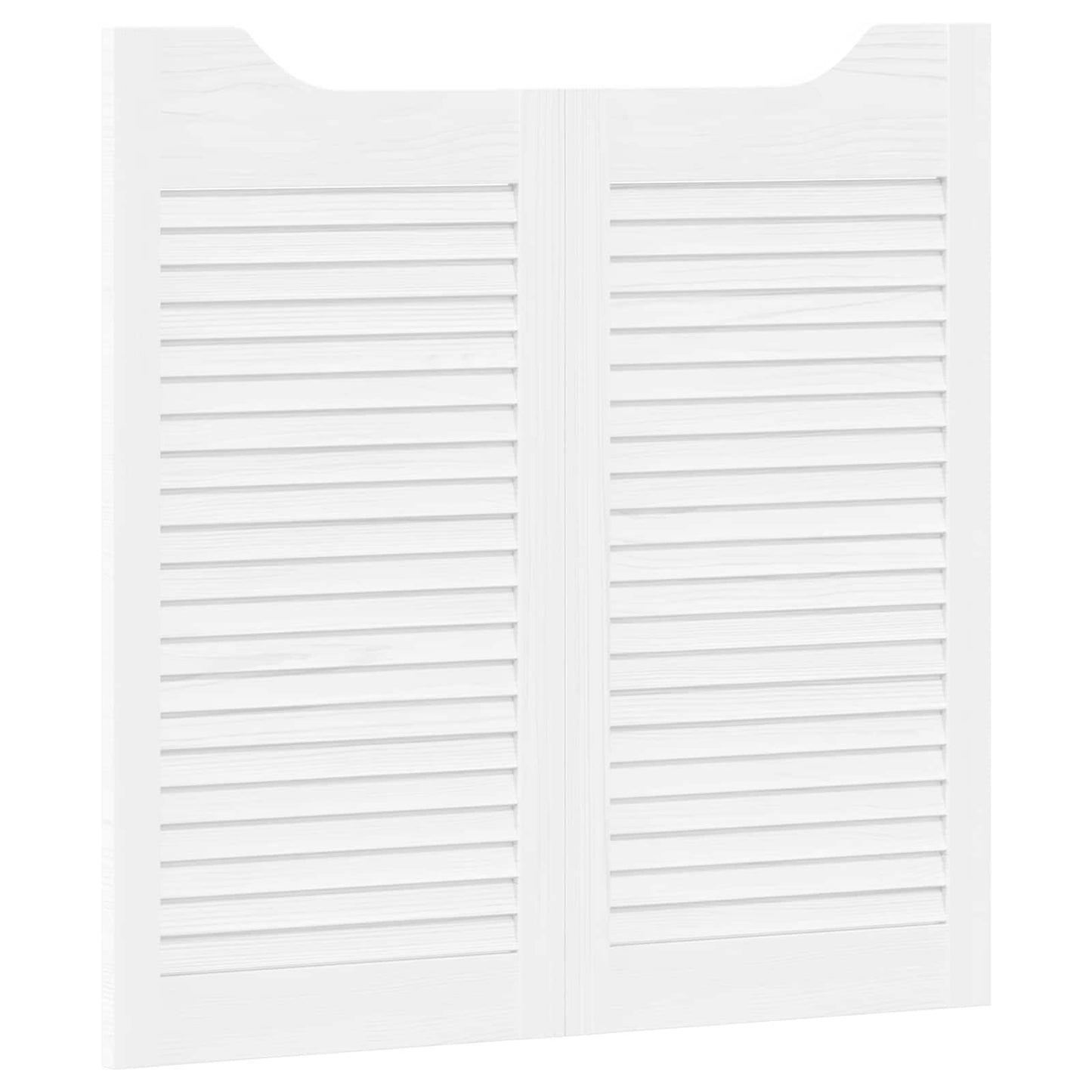 vidaXL Πόρτες Swing 2 τμχ. 80 x 40 cm Μασίφ Ξύλο Πεύκου Λευκό