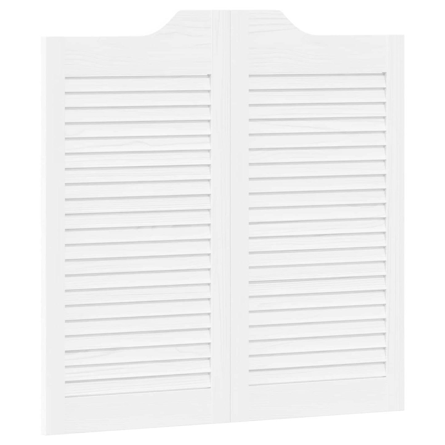 vidaXL Πόρτες Swing 2 τμχ. 80 x 40 cm Μασίφ Ξύλο Πεύκου Λευκό