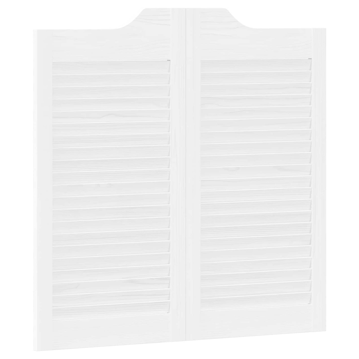 vidaXL Πόρτες Swing 2 τμχ. 80 x 40 cm Μασίφ Ξύλο Πεύκου Λευκό