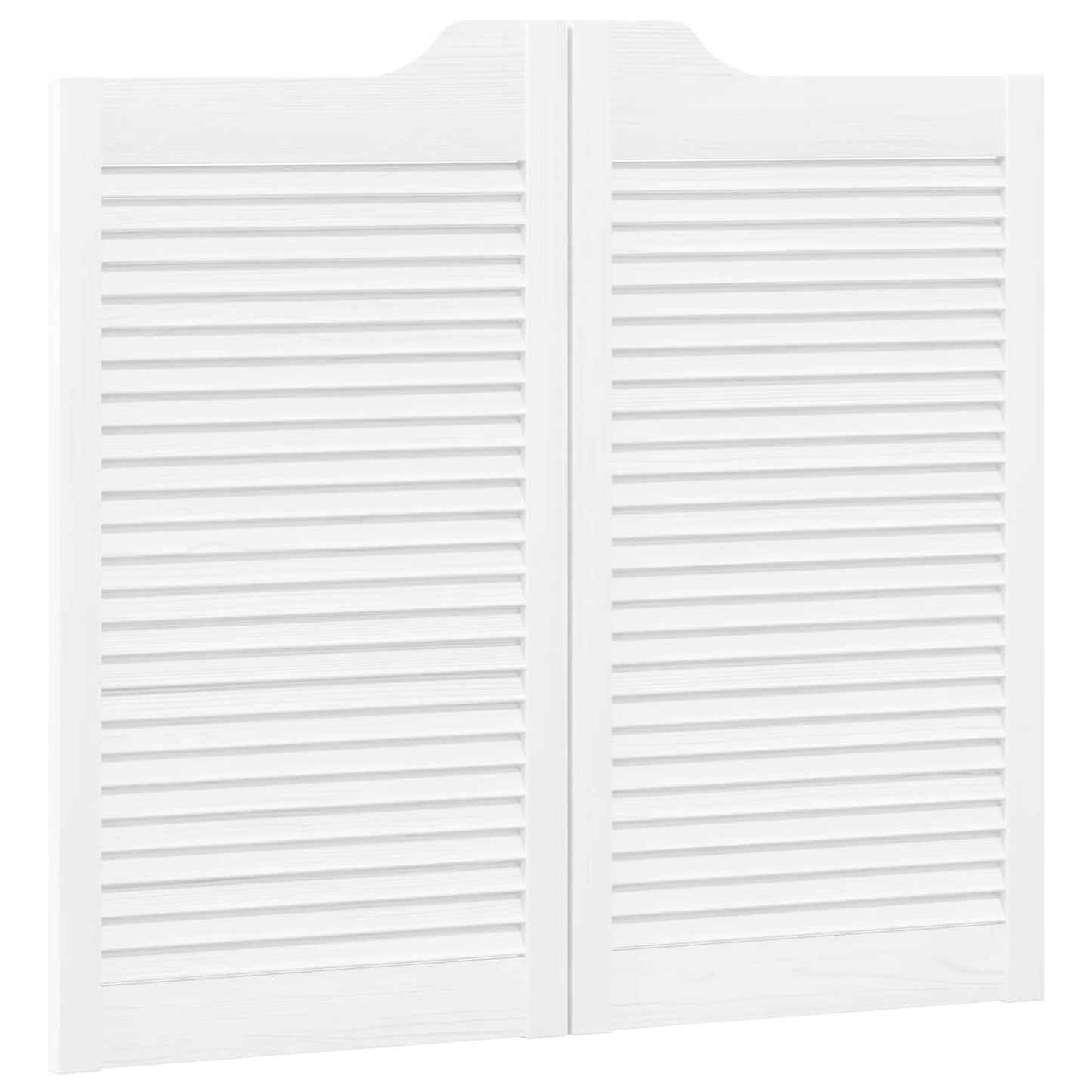 vidaXL Πόρτες Swing 90 x 40 cm Μασίφ Ξύλο Πεύκου Λευκό