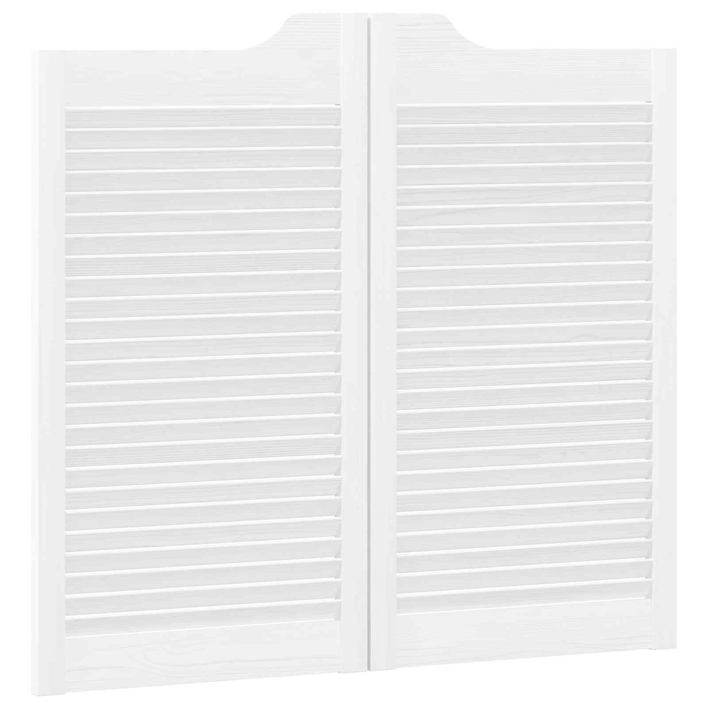 vidaXL Πόρτες Swing 90 x 40 cm Μασίφ Ξύλο Πεύκου Λευκό