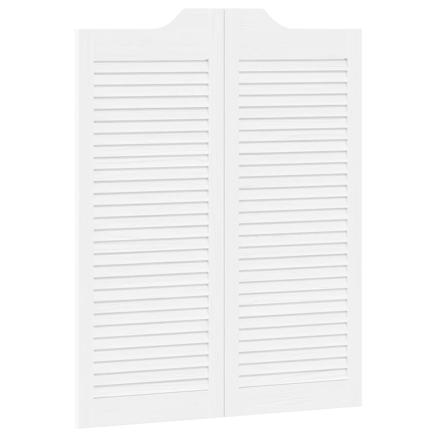 vidaXL Πόρτες Swing 100 x 40 cm Μασίφ Ξύλο Πεύκου Λευκό