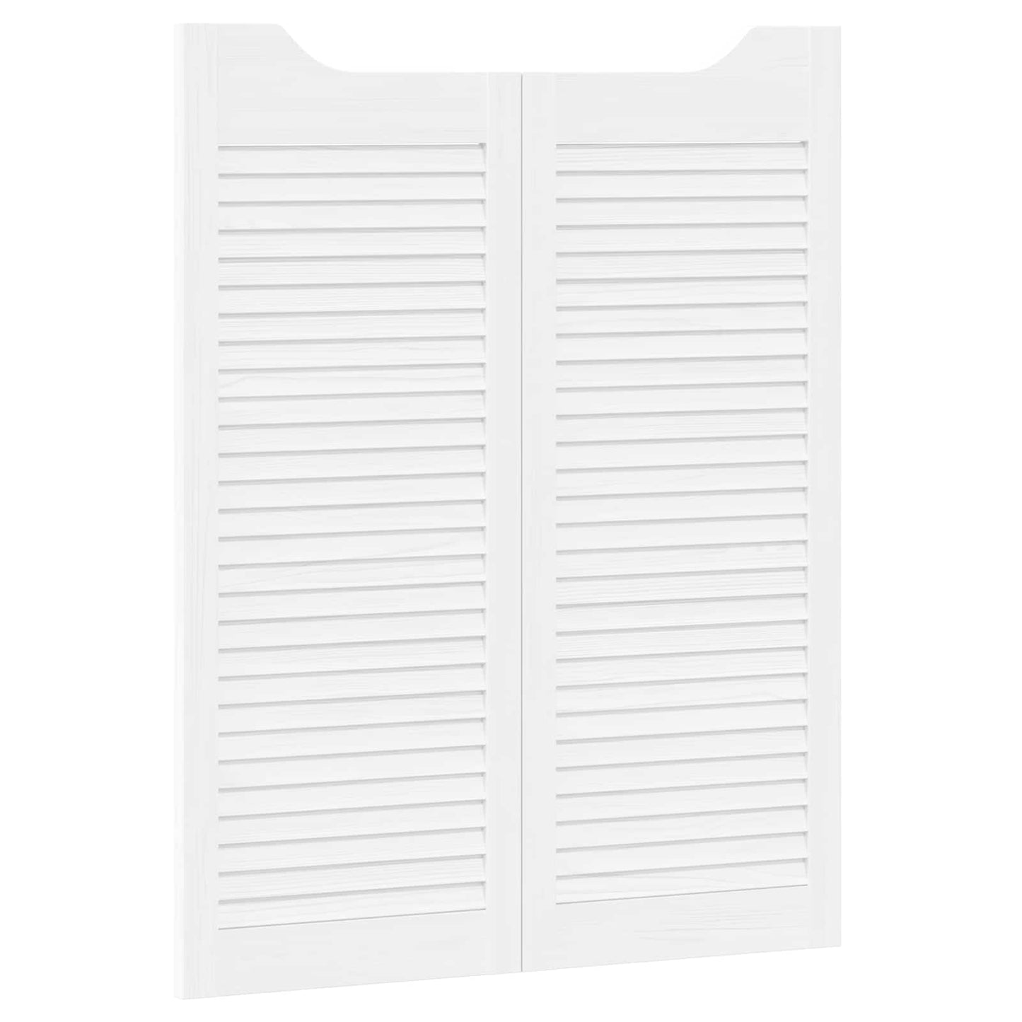 vidaXL Πόρτες Swing 100 x 40 cm Μασίφ Ξύλο Πεύκου Λευκό