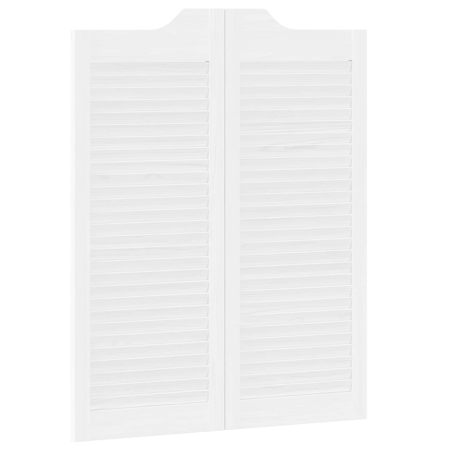 vidaXL Πόρτες Swing 100 x 40 cm Μασίφ Ξύλο Πεύκου Λευκό