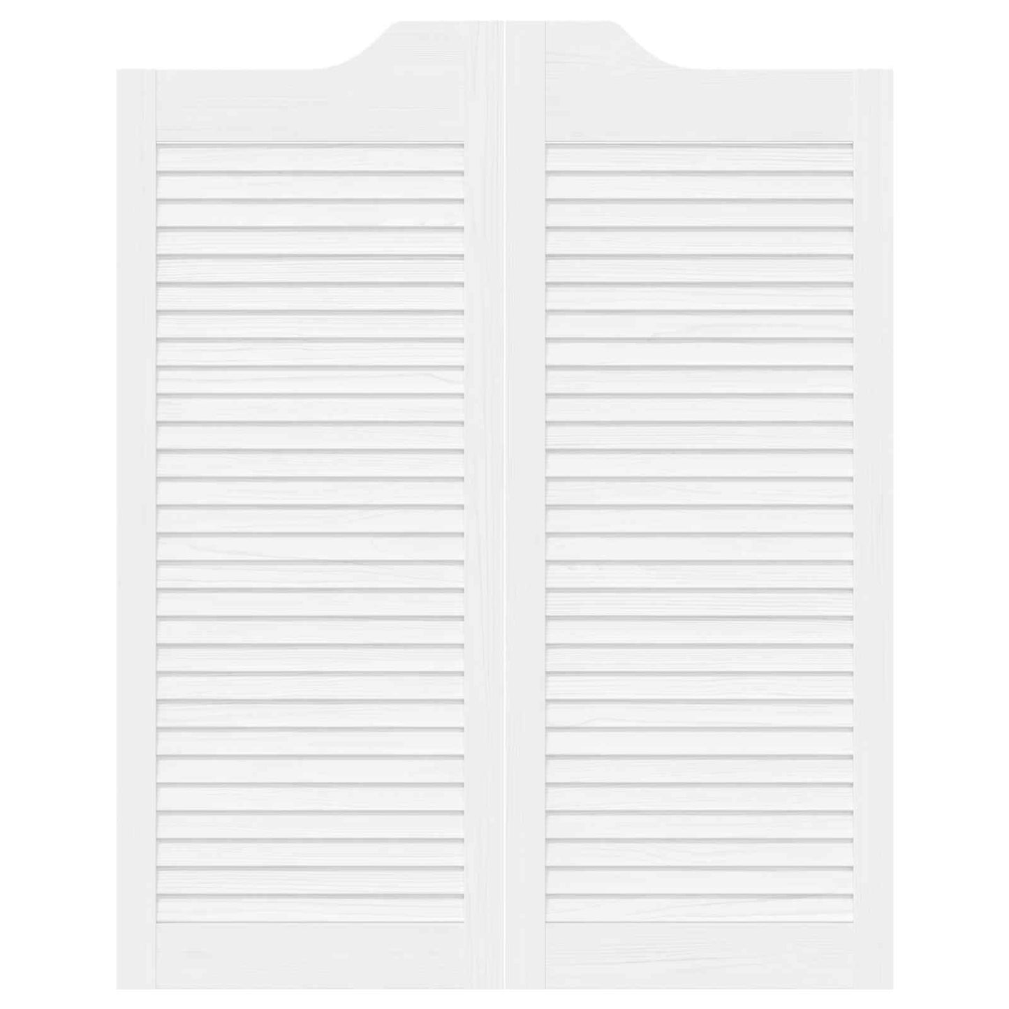 vidaXL Πόρτες Swing 100 x 40 cm Μασίφ Ξύλο Πεύκου Λευκό