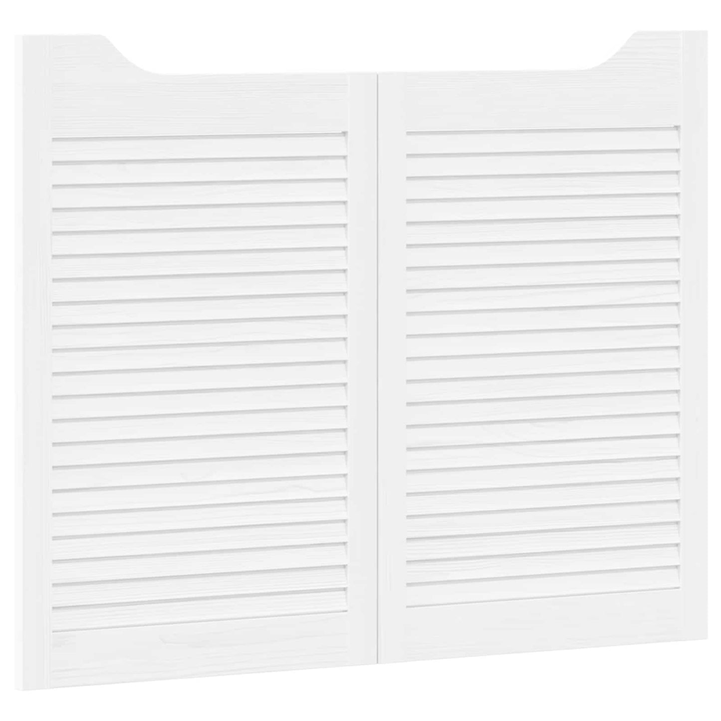 vidaXL Πόρτες Swing 2 τμχ. 80 x 50 cm Μασίφ Ξύλο Πεύκου Λευκό