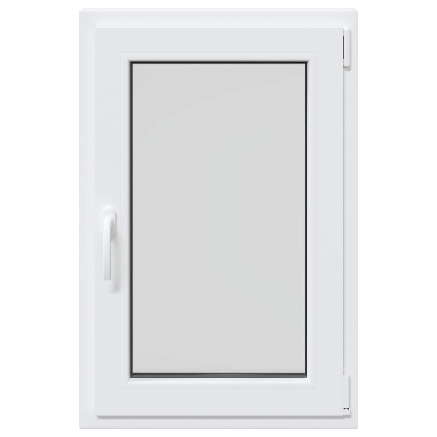vidaXL Παράθυρο Κάτω Στρώματος RISOR 60 x 80 cm PVC και Γυαλί Λευκό