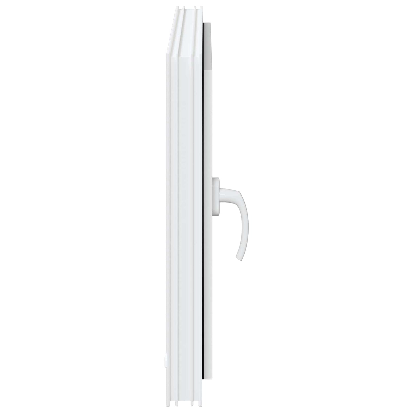 Παράθυρο Κάτω Στρώματος RISOR Λευκός 80 x 50 cm PVC και Γυαλί