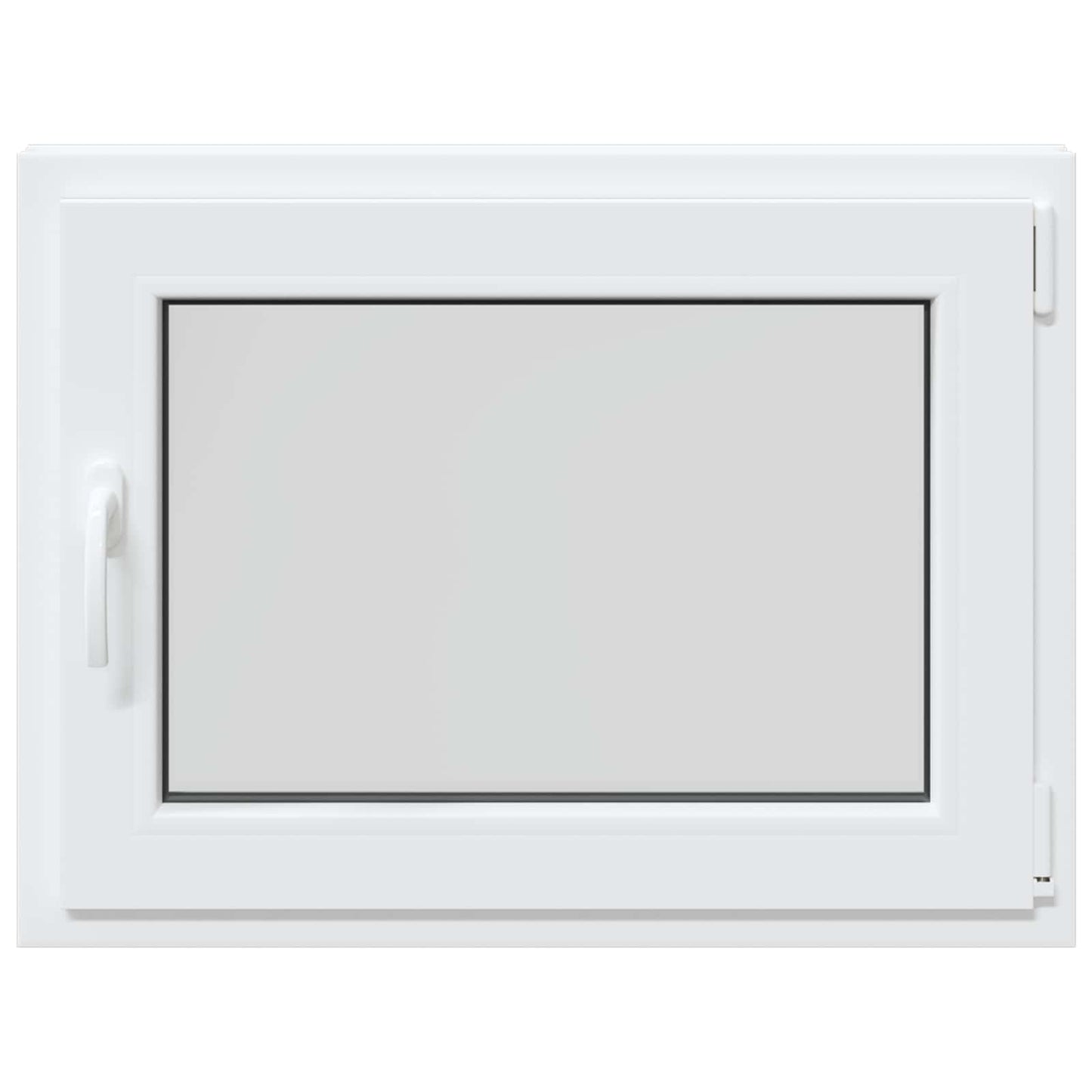 Παράθυρο Κάτω Στρώματος RISOR Λευκός 80 x 60 cm PVC και Γυαλί
