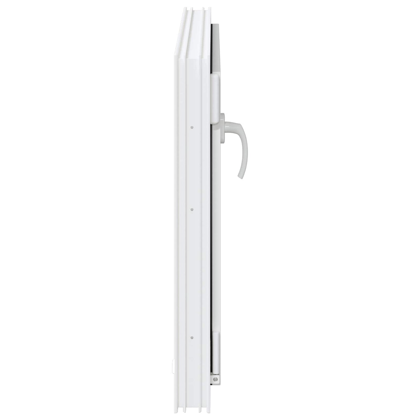 Παράθυρο Κάτω Στρώματος RISOR Λευκός 80 x 60 cm PVC και Γυαλί