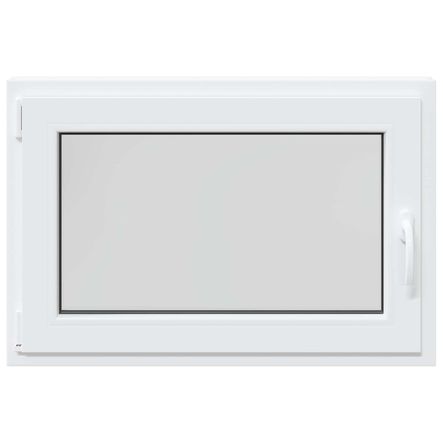 Παράθυρο Κάτω Στρώματος RISOR Λευκός 90 x 60 cm PVC και Γυαλί