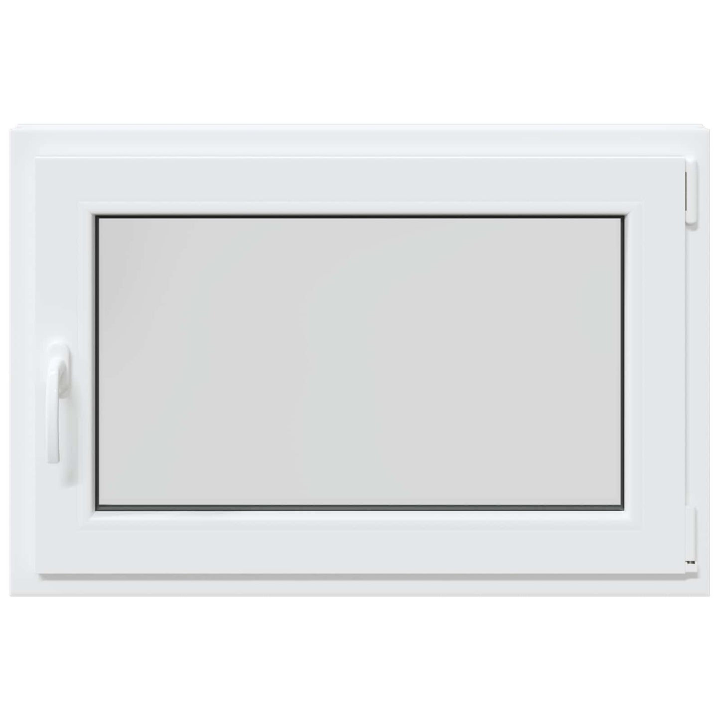 Παράθυρο Κάτω Στρώματος RISOR Λευκός 90 x 70 cm PVC και Γυαλί