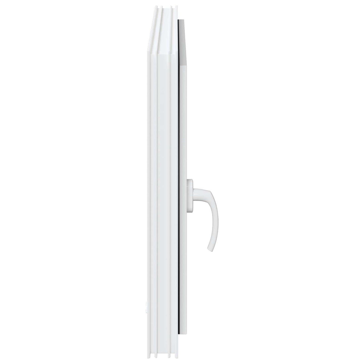 Παράθυρο Κάτω Στρώματος RISOR Λευκός 90 x 70 cm PVC και Γυαλί