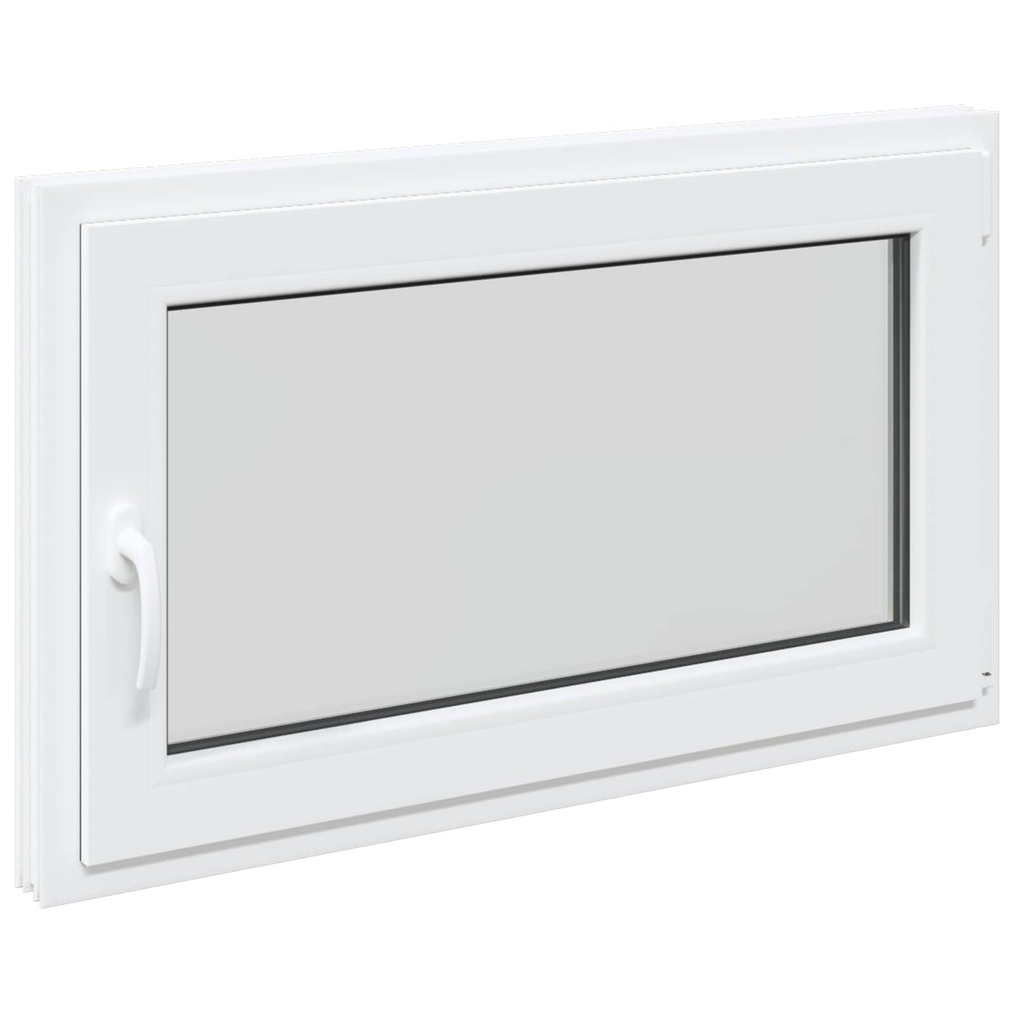 Παράθυρο Κάτω Στρώματος RISOR Λευκός 100 x 60 cm PVC και Γυαλί