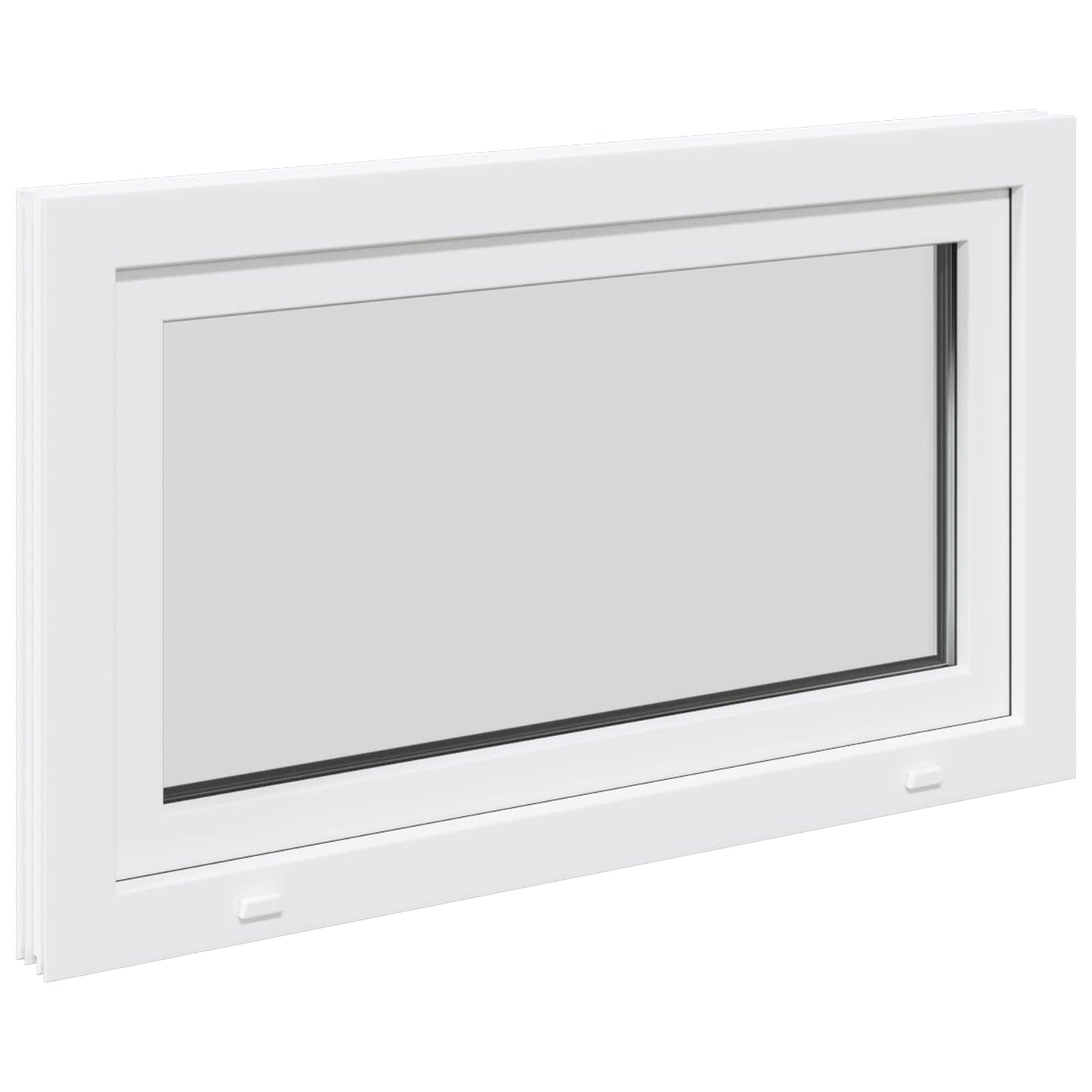 Παράθυρο Κάτω Στρώματος RISOR Λευκός 100 x 60 cm PVC και Γυαλί
